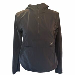 Outdoor Research Black Half-Zip Pullover Anorak